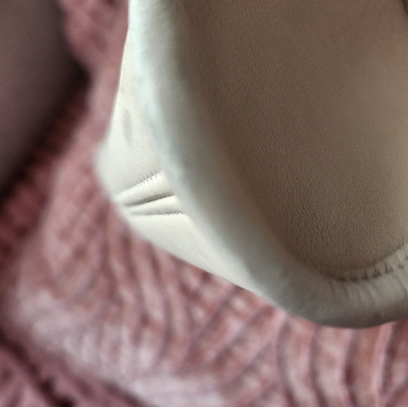 Coach Cream Crossbody Bag with Gold Button - Picture 5 of 10